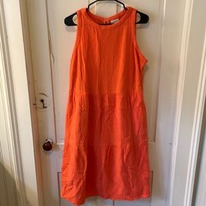 Cozy coral midi
